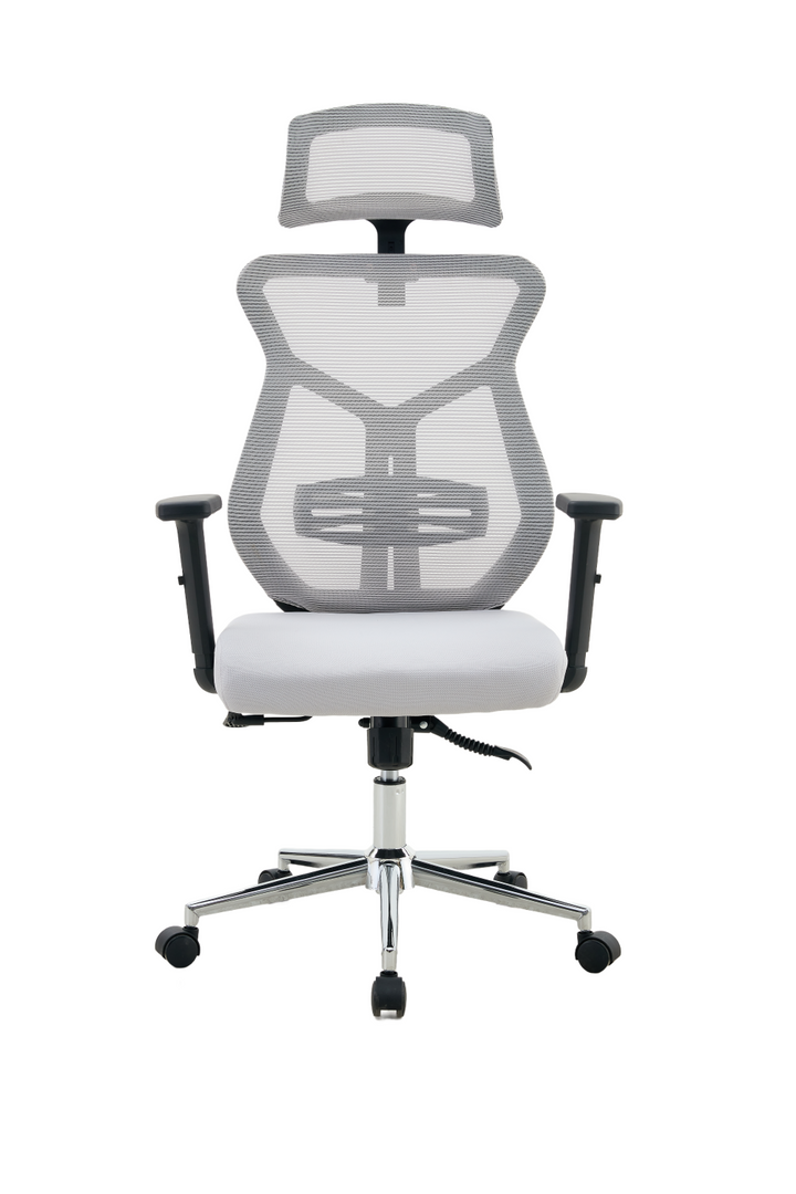 Silla de Escritorio Prime, Gris, ergonómica con altura ajustable – EBANI