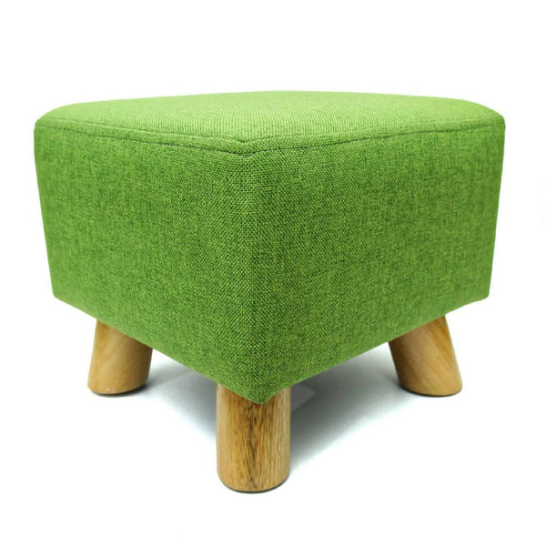 Puff Auxiliar Butaco Cuadrado Descansapies Banzay Verde Pistacho - VIRTUAL MUEBLES