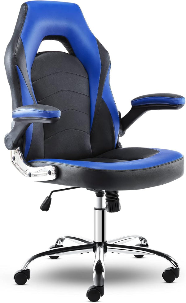 OLIXIS Silla ergonómica de oficina para juegos, silla giratoria ejecutiva de...