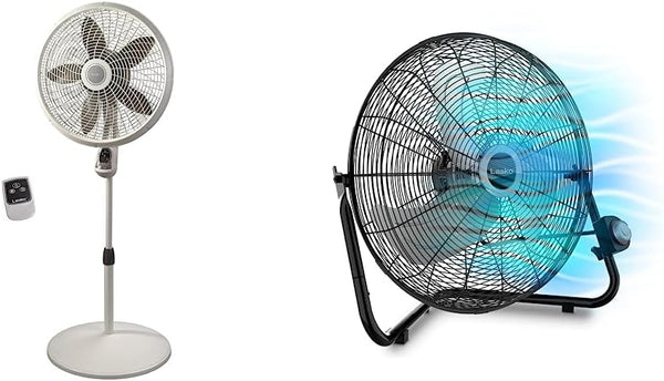 Lasko Cyclone Ventilador de pedestal, altura ajustable, 1885, blanco, 1885,...