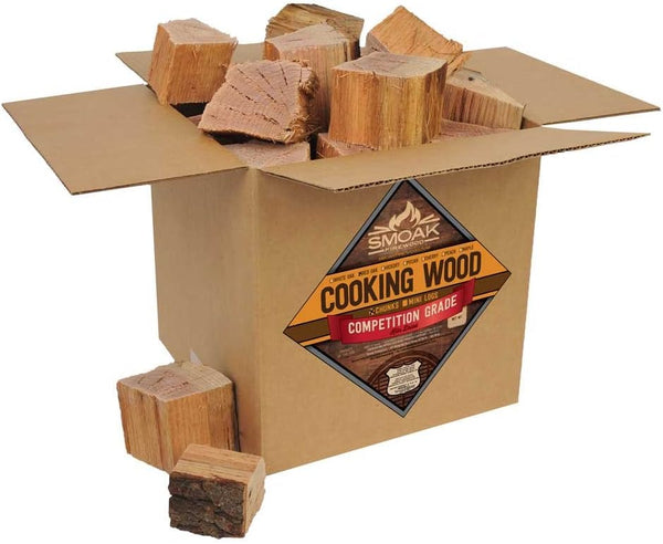 Smoak Firewood Trozos de madera para cocinar (grado de competencia) con...