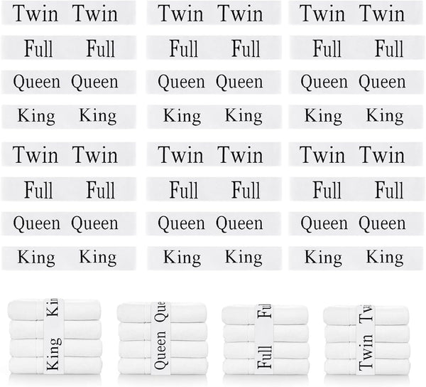 24 bandas organizadoras de sábanas para cama, tamaño King, Queen, matrimonial,...