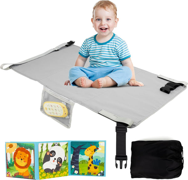 Cama de avión para niños pequeños, extensor de asiento de cama de viaje en...