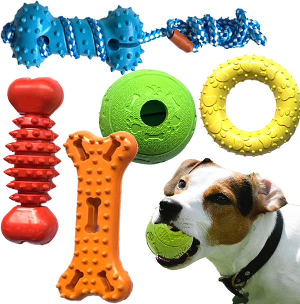 Jalousie Juguetes de peluche para perros y cuerdas, juguetes chirriantes para...