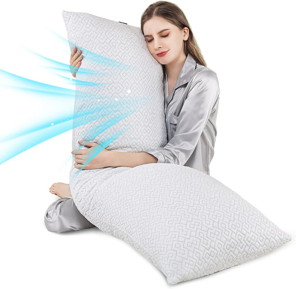 Almohada corporal para adultos, almohada larga para cama, almohadas de cuerpo...