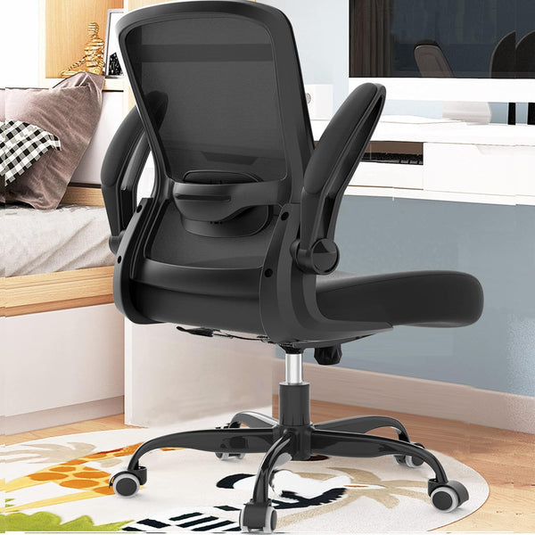 BIFMA Silla de oficina ergonómica con soporte lumbar ajustable, silla de