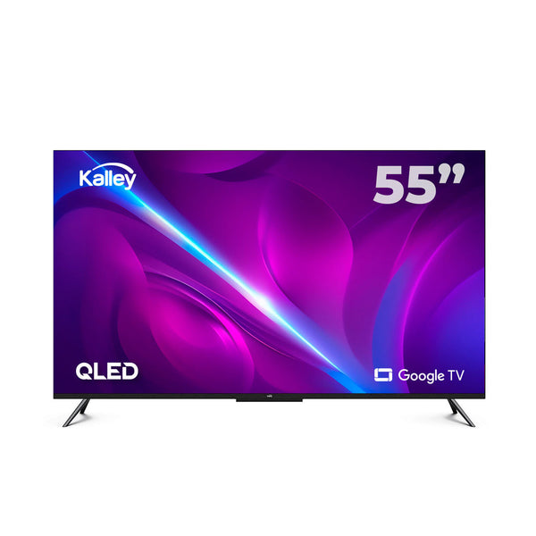 Televisor  KALLEY 55" Pulgadas 4K-UHD QLED Smart TV Google