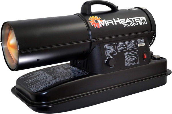 Calentador de queroseno Mr Heater de 75,000 BTU, para contratista