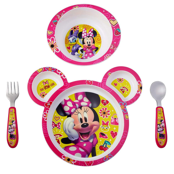 Juego de cubiertos Disney de Years, 4 Piece, Minnie Mouse