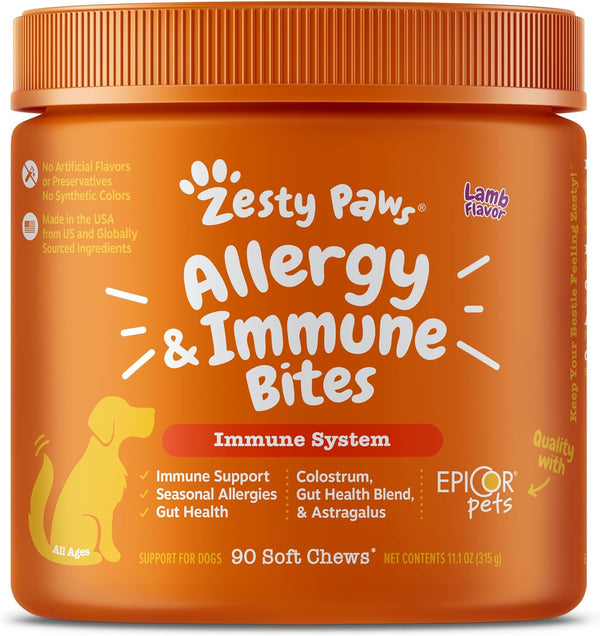 Suplemento inmune a las alergias para perros Con Omega 3 Aceite de salmón
