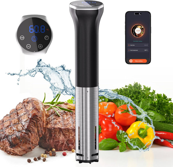 Máquina Sous Vide, cocina Sous Vide de 1100 W, control de aplicación WiFi...