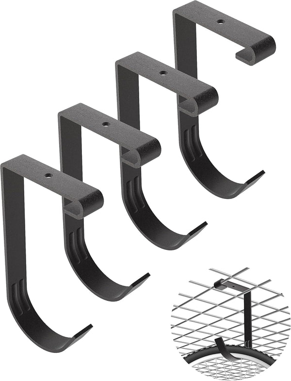 Ganchos de bicicleta para soporte de techo de garaje  Estante de almacenamiento...