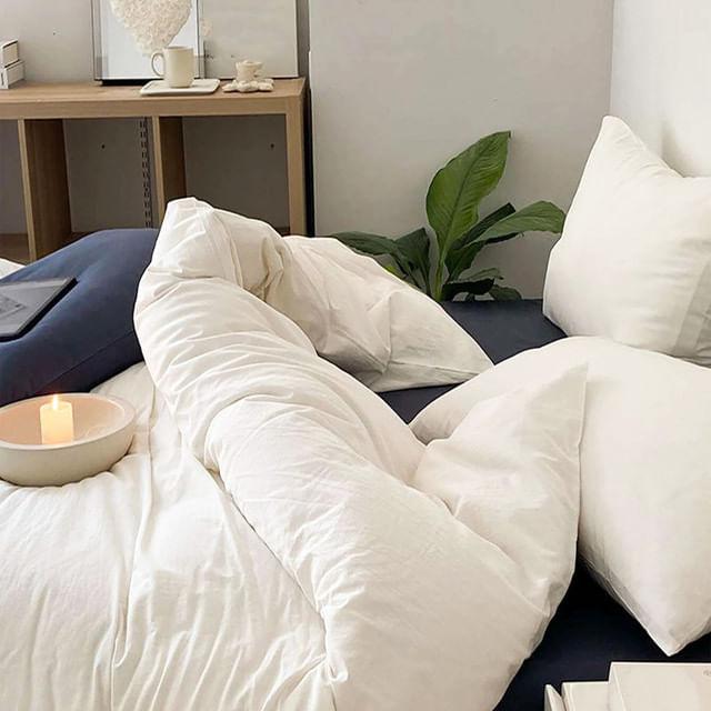 Duvet Bicolor Blanco Semidoble - VIRTUAL MUEBLES