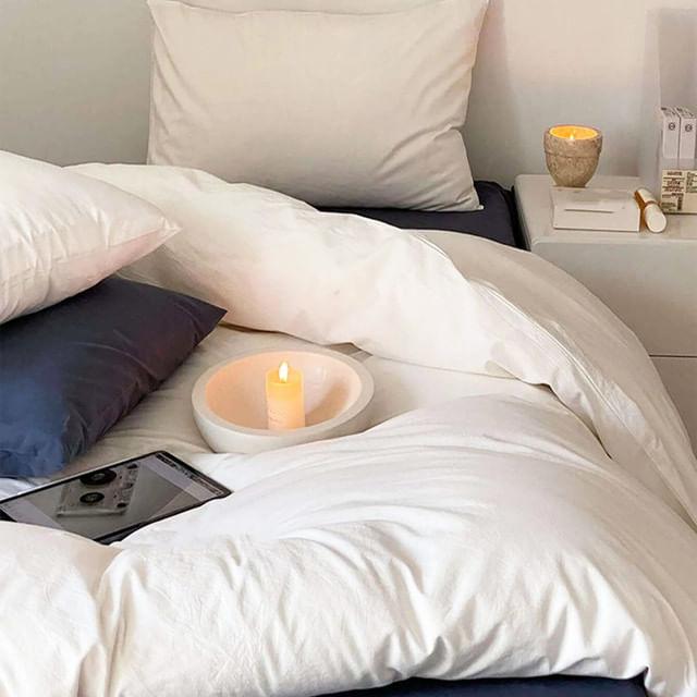 Duvet Bicolor Blanco Semidoble - VIRTUAL MUEBLES