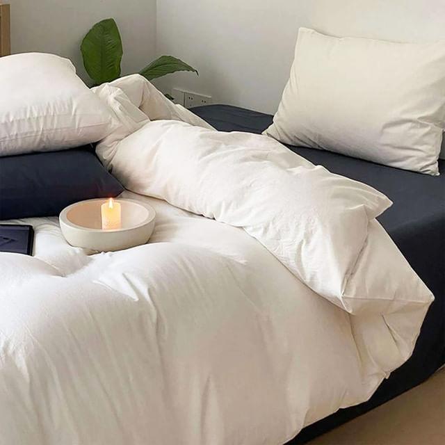 Duvet Bicolor Blanco Semidoble - VIRTUAL MUEBLES