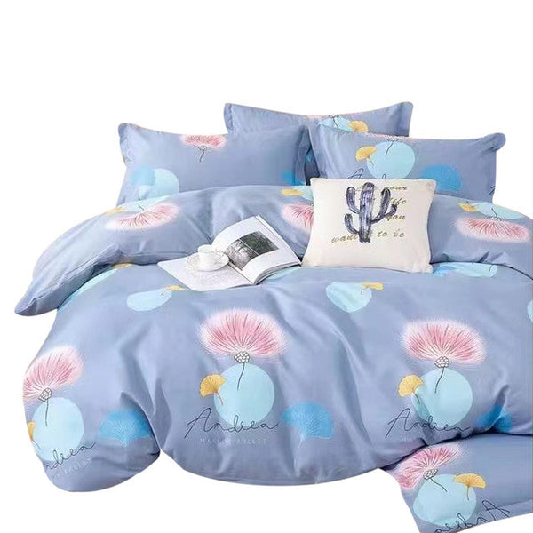 Duvet Estampado Lion Teth Doble + Sábana Plana