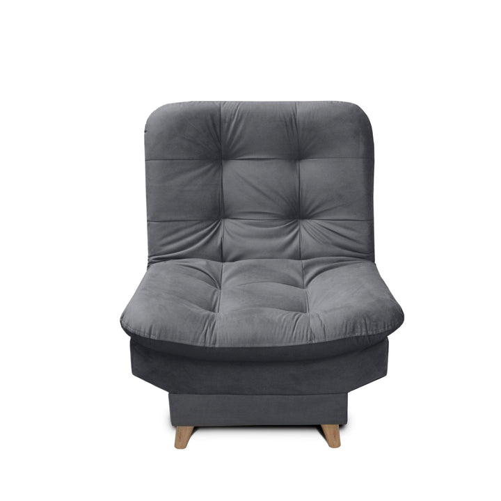 Silla Clic Clac Fendik tela gris - VIRTUAL MUEBLES