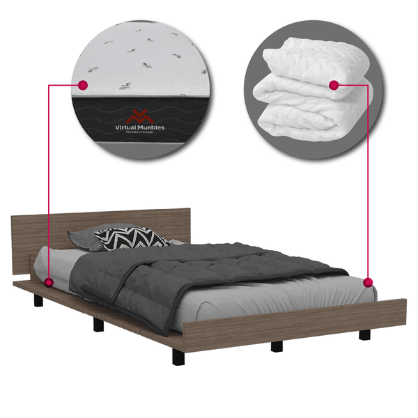 Combo para Habitación Gadel, incluye Cama sencilla.