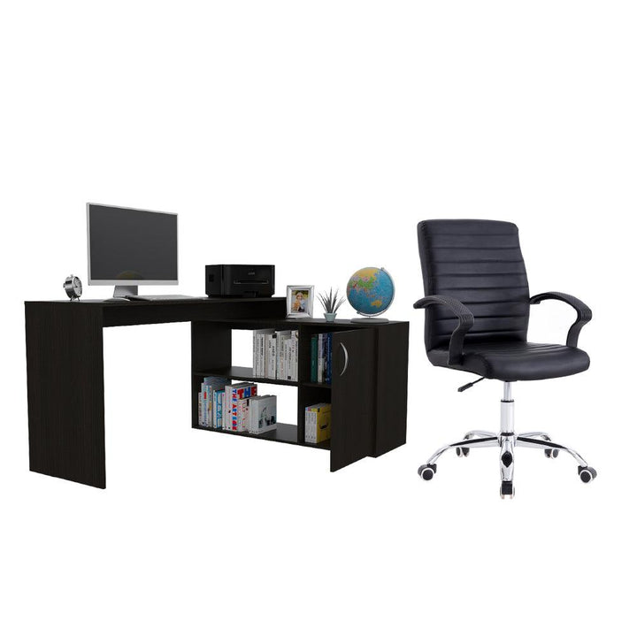 Combo Para Oficina Alder Incluye Escritorio y Silla de Escritorio.
