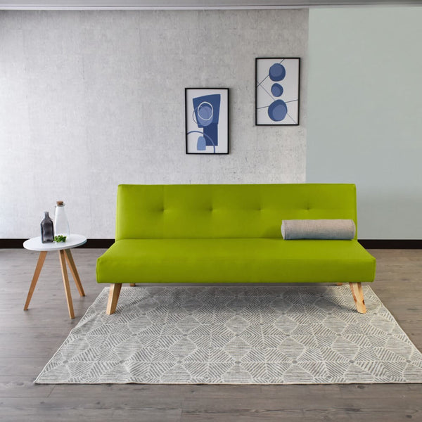 Sofa cama London Cuero Sintético Verde