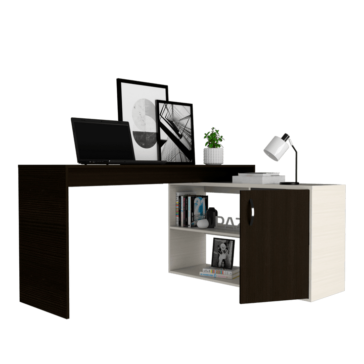 Combo para Oficina Zilia, incluye Escritorio y Mesa de Noche.