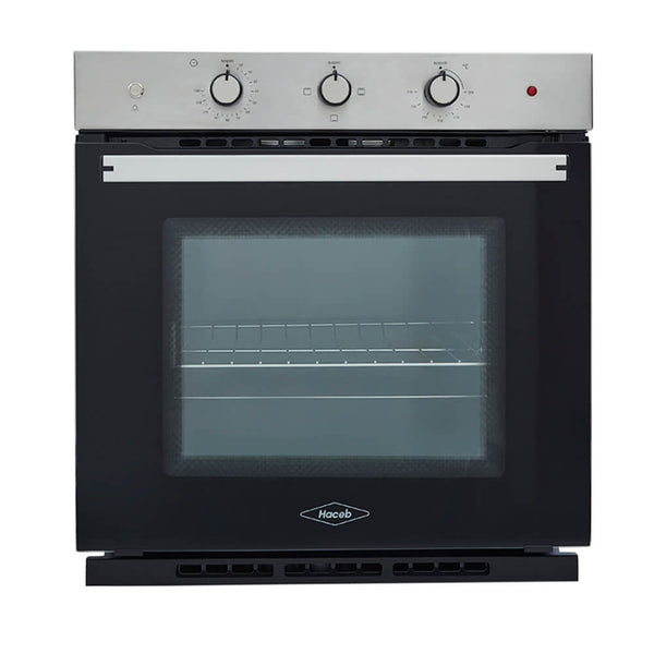 Horno eléctrico Tofu 60 cm Inox con vidrio negro 220V Haceb