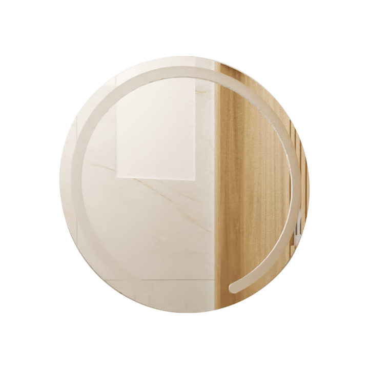 Espejo Ovalle, Circular con Diseño en Sandblasting - VIRTUAL MUEBLES