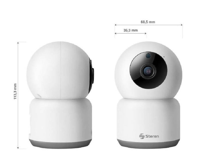 Cámara De Seguridad Wifi Hd Robotizada - Steren Cctv-218 - VIRTUAL MUEBLES