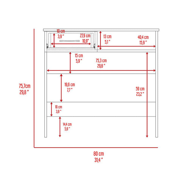 Combo Para Oficina, Buey, Incluye Escritorio y Biblioteca ZF - VIRTUAL MUEBLES