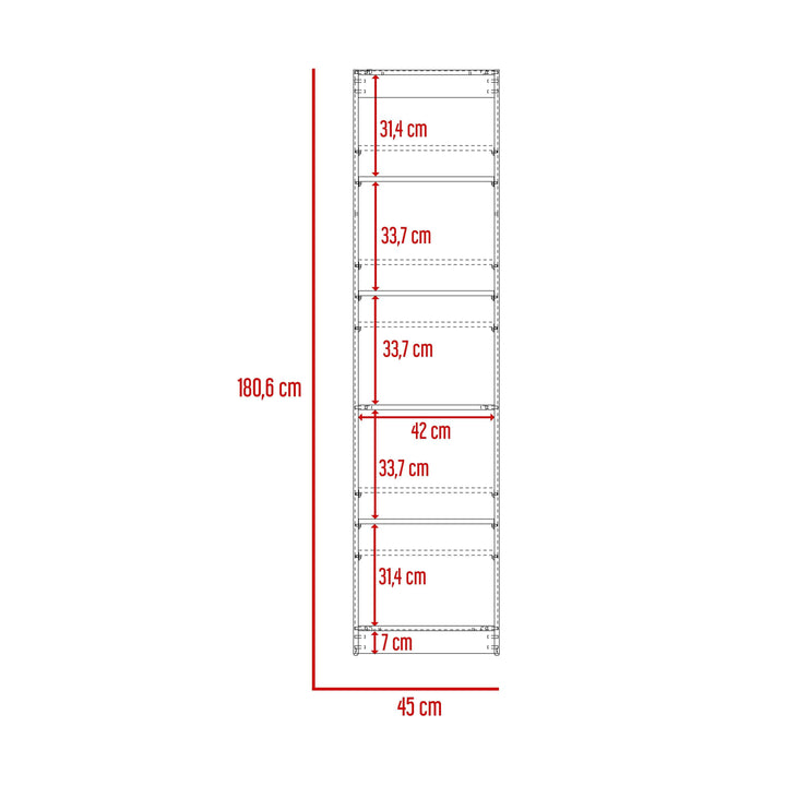 Combo de Bibliotecas Home, Blanco, Incluye Dos Bibliotecas sin puerta - VIRTUAL MUEBLES