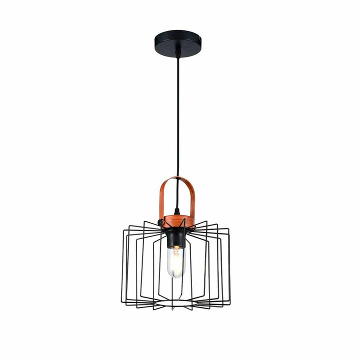 Lámpara Colgante Aymar Medium, Negro - VIRTUAL MUEBLES