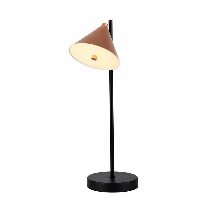 Lámpara de Mesa Charlotte , Cobre y Negro - VIRTUAL MUEBLES