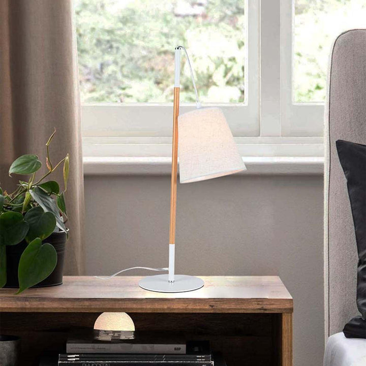 Lámpara de Mesa Lavi, Blanco - VIRTUAL MUEBLES