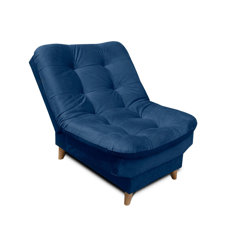 Silla Clic Clac Fendik tela azul - VIRTUAL MUEBLES