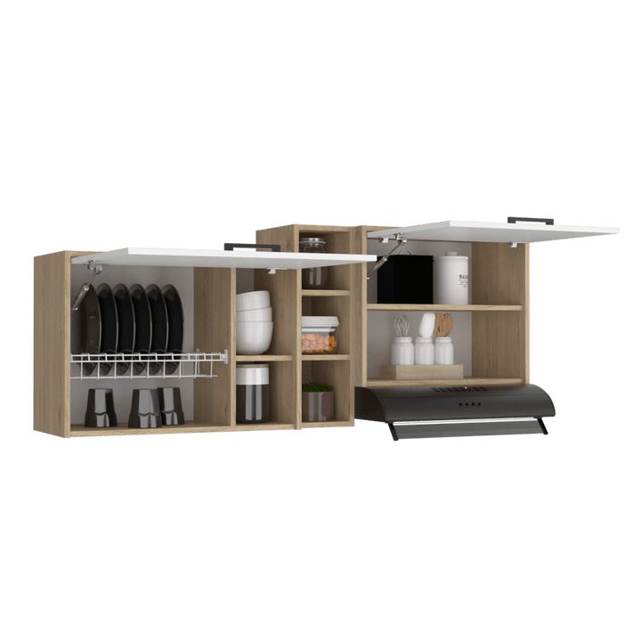 MLR 6171 - Mueble Superior 150 Belmira (Rovere + Bl Nevado) Ambiente Abierta Ebani Colombia tienda online de decoración y mobiliario RTA