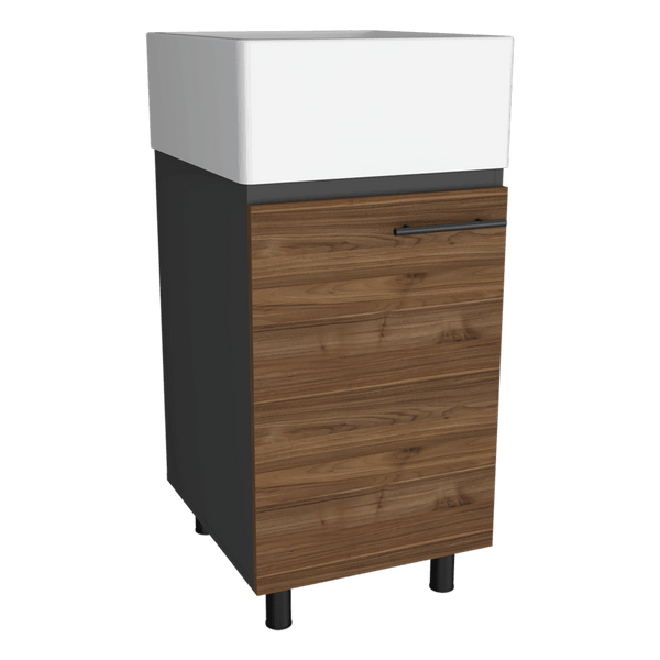 Mueble Lavadero Praga Corona Plomo + Gales