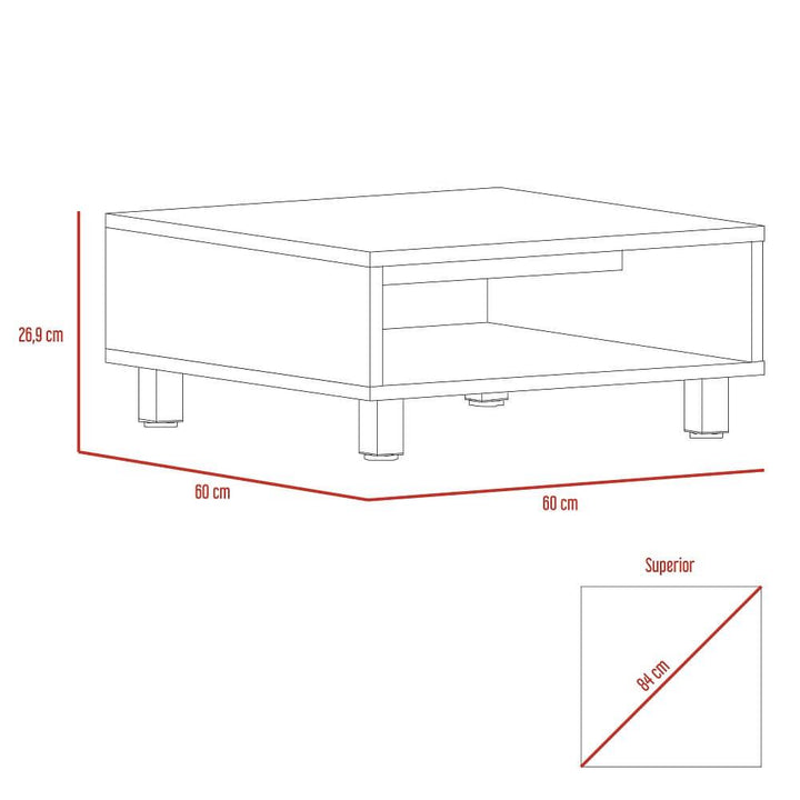 Combo para Kent, incluye Panel de TV y Mesa de Centro.