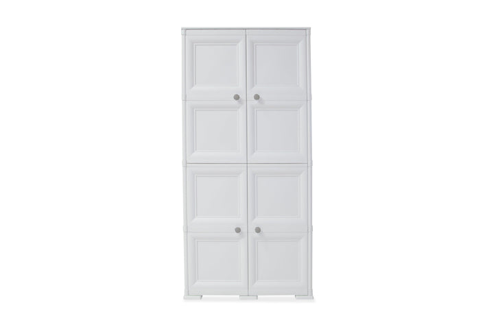 Mueble Organizador Elegance Liso Da Vinci color Blanco Perla para Habitación.