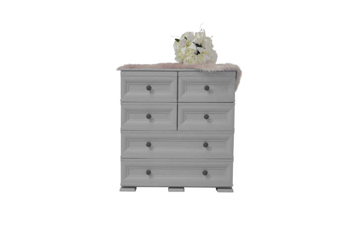 Mueble Organizador Elegance Dali color Gris para Habitación.