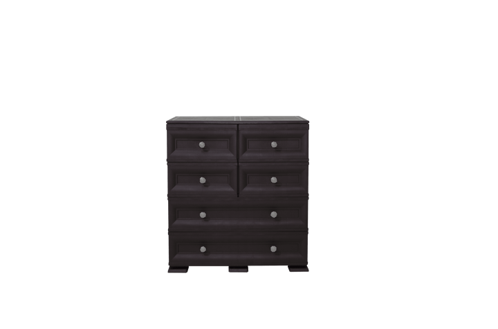 Mueble Organizador Elegance Dali color Wengue para Habitación.