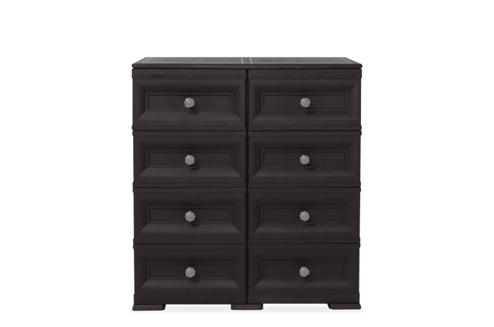 Mueble Organizador Elegance Van Gogh color Wengue para Habitación.