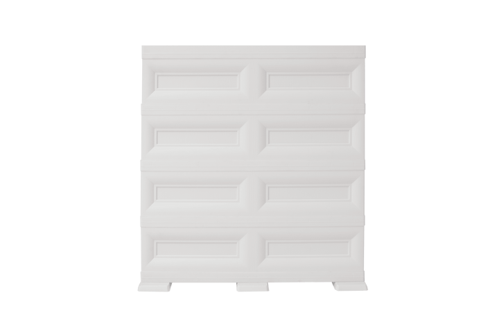 Mueble Organizador Elegance Van Gogh color Blanco Perla para Habitación.