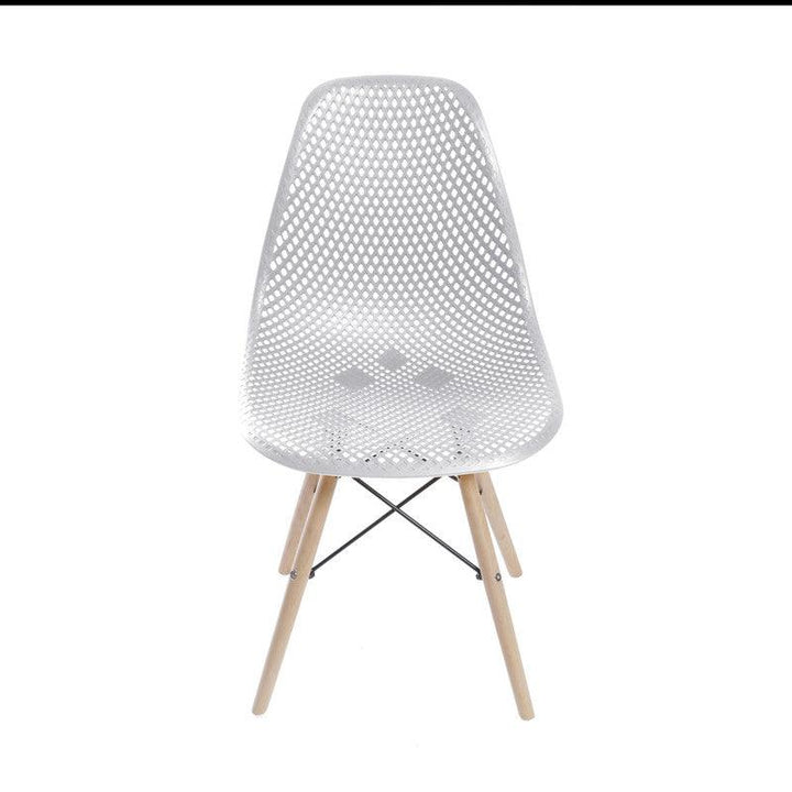 Kit por 4 Silla Air Eames Para Sala Comedor Restaurante - Blanca - VIRTUAL MUEBLES