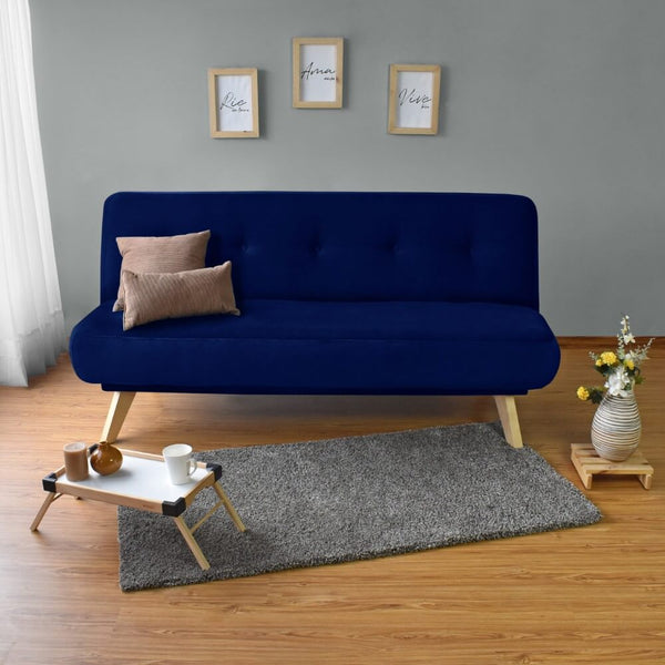 Sofacama Charlotte Azul 180 x 80 x 85 cm