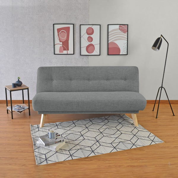 Sofacama Charlotte Gris 180 x 80 x 85 cm