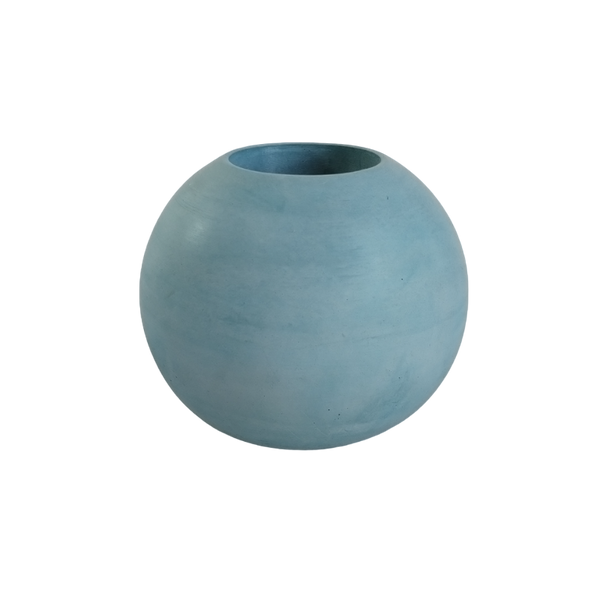 "Matera Luna de Cemento 12x7 cm Azul Pretróleo"