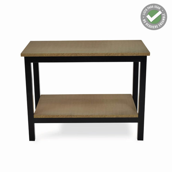 Mesa Auxiliar Brooklyn Cenizo 62 x 30 x 48cm