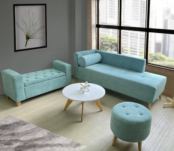 Combo Sala Fresh DKO # 01 Verde Menta - VIRTUAL MUEBLES