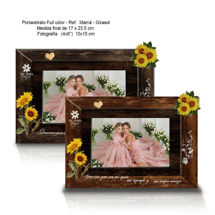 portaretrato   Ref Ma Girasol Ficha tec