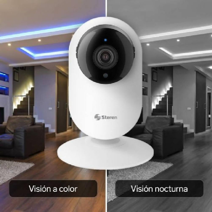 Cámara De Seguridad Wi-fi Full Hd Fija- Steren Cctv-204 - VIRTUAL MUEBLES